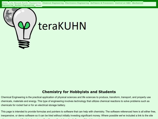 engineering/chemical screenshot