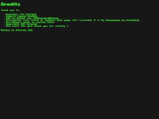 credits screenshot