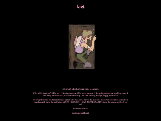 info screenshot