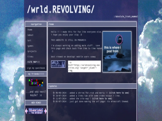 index screenshot