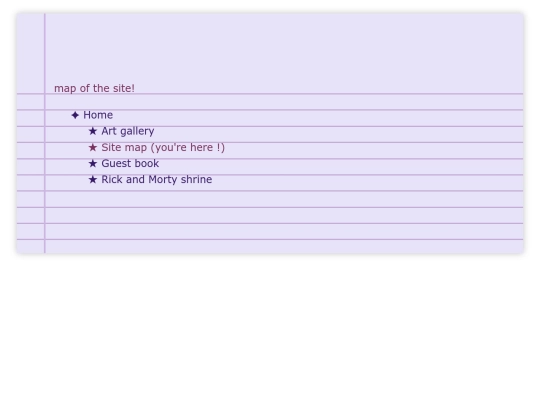 sitemap screenshot