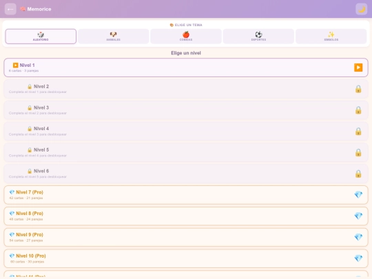 memorice screenshot