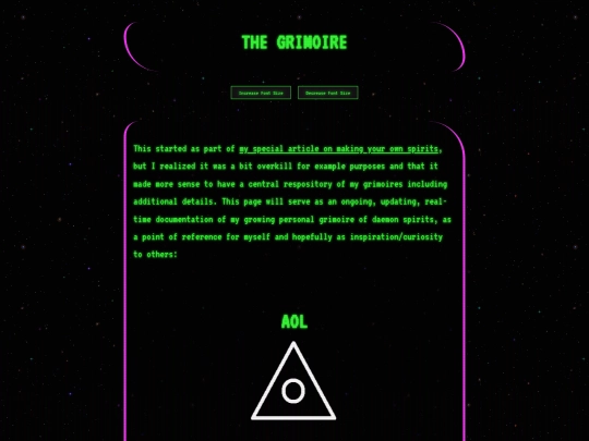 grimoire screenshot