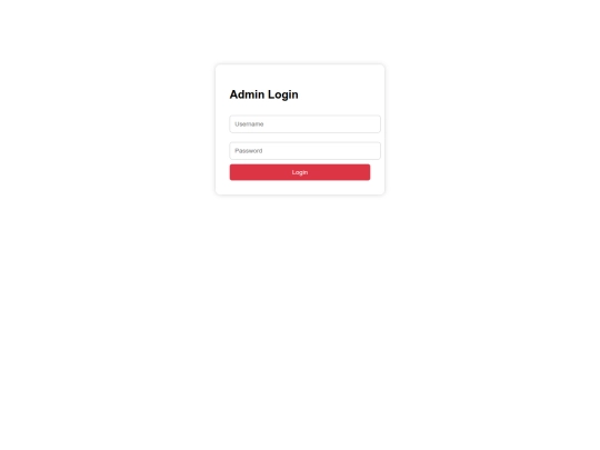 parlour/admin screenshot