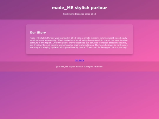 parlour/know more screenshot