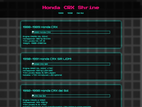 index screenshot