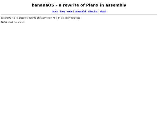 bananaos screenshot