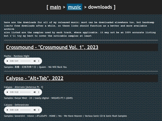 pages/musicdownloads screenshot