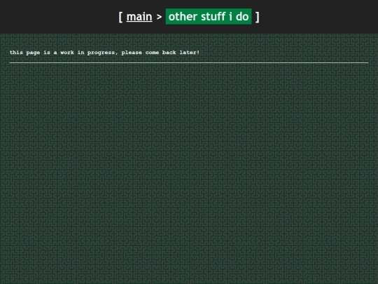 pages/otherstuff screenshot