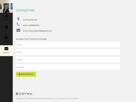contact screenshot