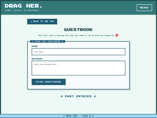 guestbook1 screenshot
