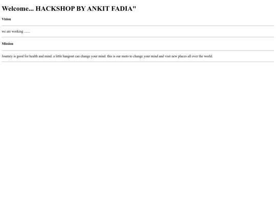 index screenshot