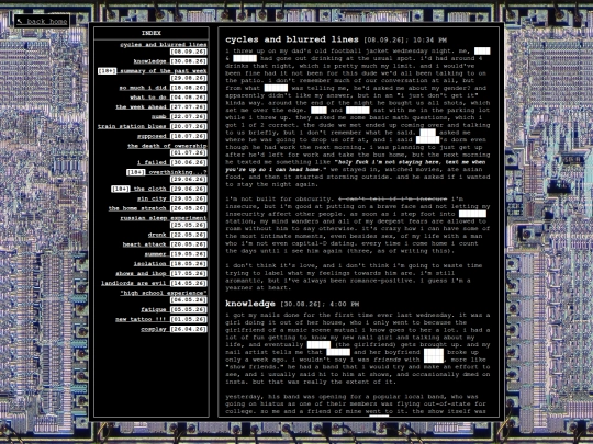 blog screenshot