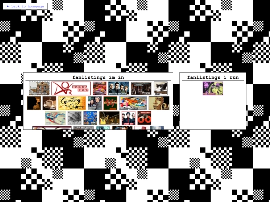 fanlistings screenshot