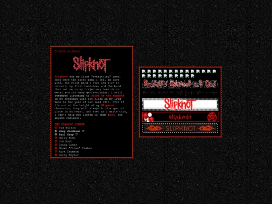 music/bands/slipknot screenshot