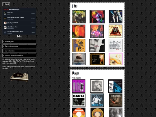 music/collection screenshot