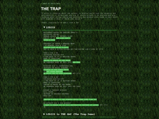 music/songs/the-trap screenshot