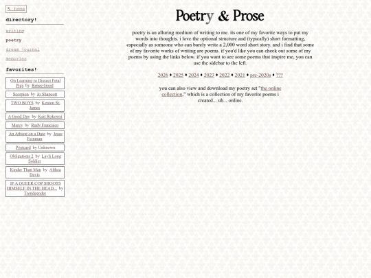 writing/poetry screenshot