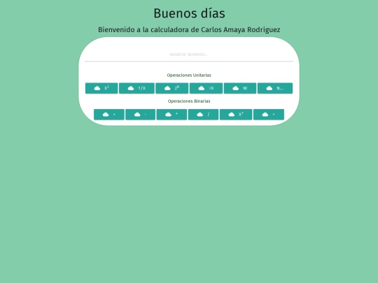 Calculadora screenshot