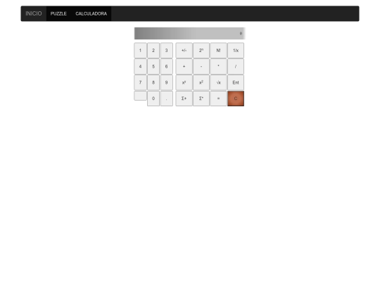 Modulo6/calculadora screenshot