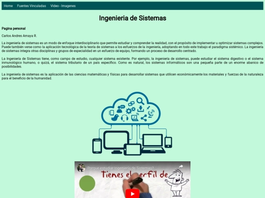 Paginaweb/Index screenshot