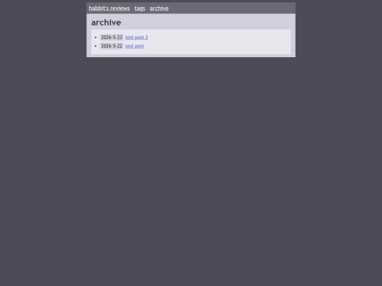 mediablog/archive screenshot