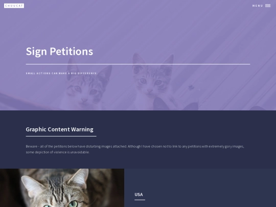 petitions screenshot