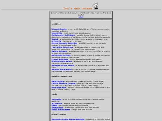 resources screenshot