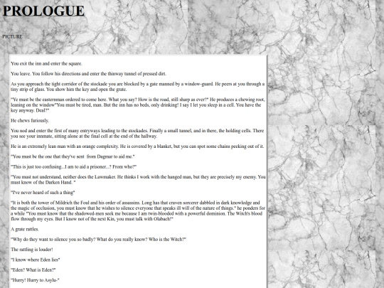 prologue8 screenshot