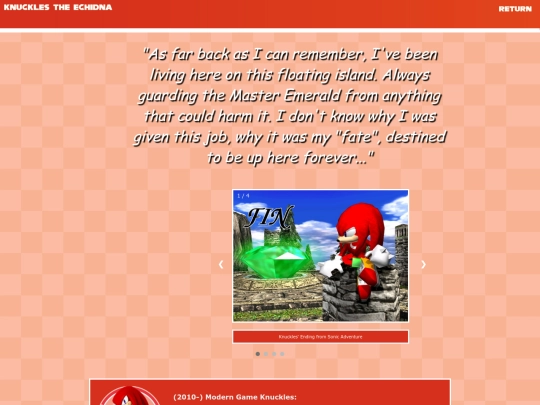 Character Categories/Knuckles screenshot