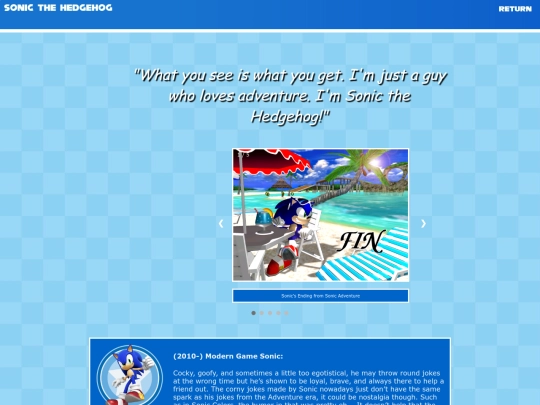 Character Categories/SonictheHedgehog screenshot