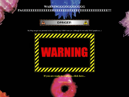warning screenshot