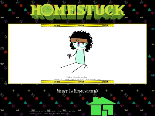 Shrines/Homestuck screenshot