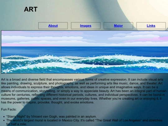 Art/1stpage screenshot