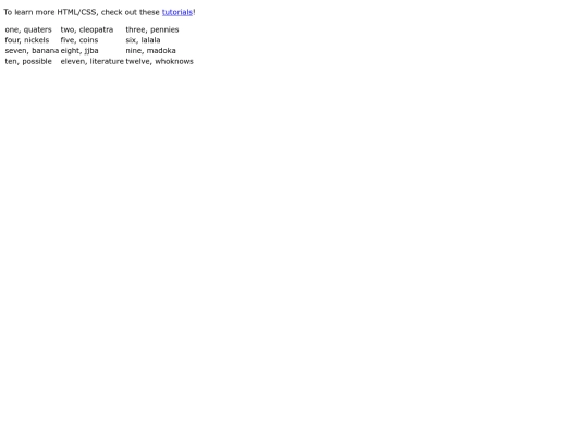 index screenshot