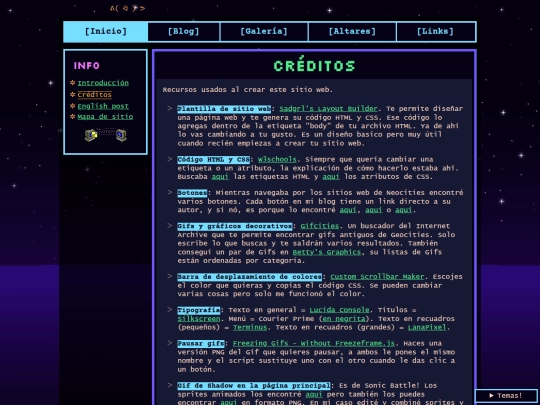 p/inicio/creditos screenshot