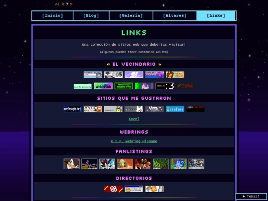 p/links screenshot