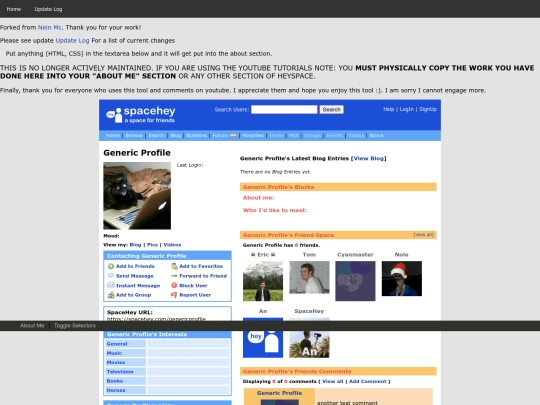 index screenshot