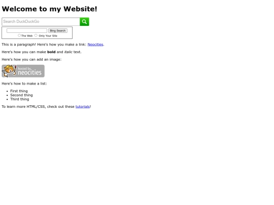 index screenshot