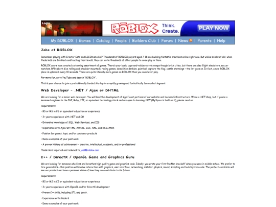 info/Jobs.aspx screenshot
