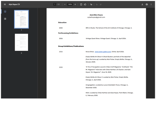 cv screenshot