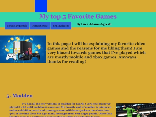 games/favoritegames screenshot