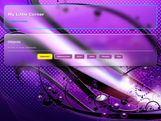 objects screenshot