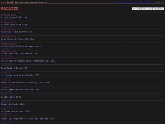 rallies screenshot