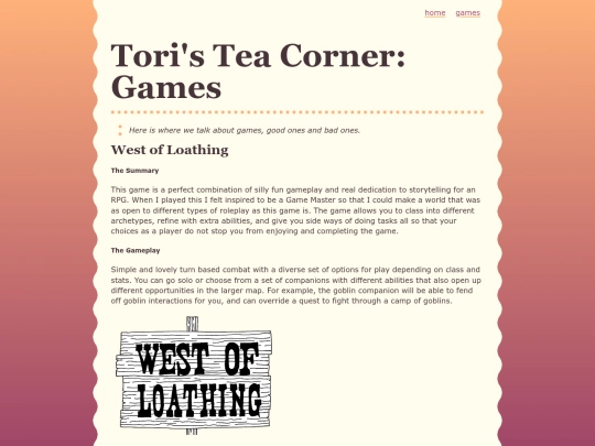 games screenshot