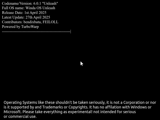 Winda 6 - 6.0.1 _Unleash_ screenshot