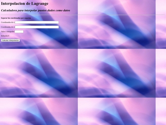 LAGRANGEB screenshot
