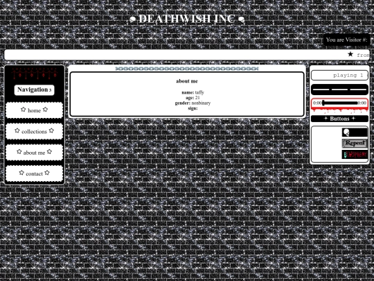 aboutme screenshot
