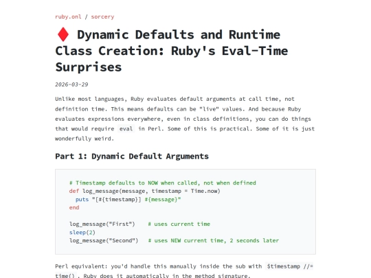 sorcery/2026-03-29-dynamic-defaults screenshot