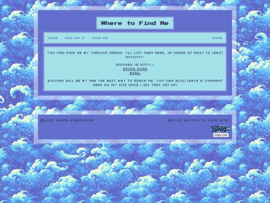 pages/contact screenshot